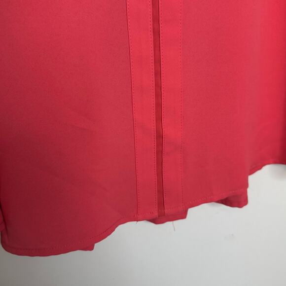 41 Hawthorn V-Neck Sleeveless Top Red NWT Plus Size 2X Blouse - Picture 4 of 8